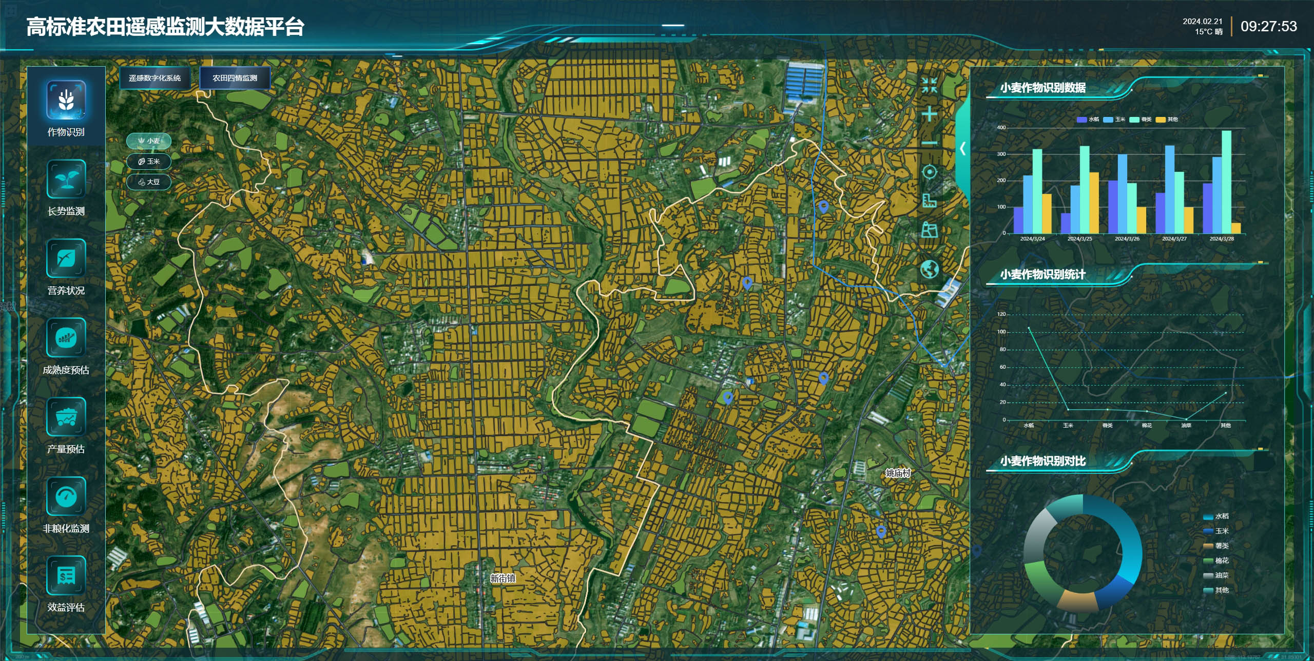 如何利用遥感技术发现苗情出现问题(图1)